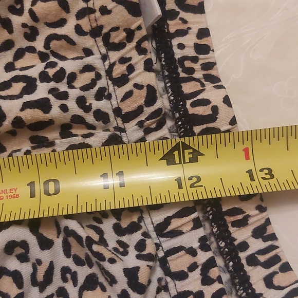 Joyspun Cheetah Print Pajama Set Top And Shorts Sz XL 16-18 - Picture 16 of 17